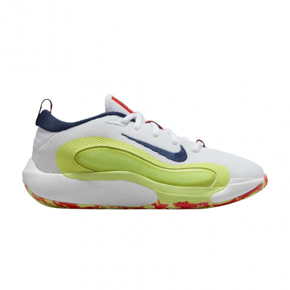 Nike IsoFly GS 'White Limelight Midnight Navy' | Kid's Size 7 - HJ3866-100