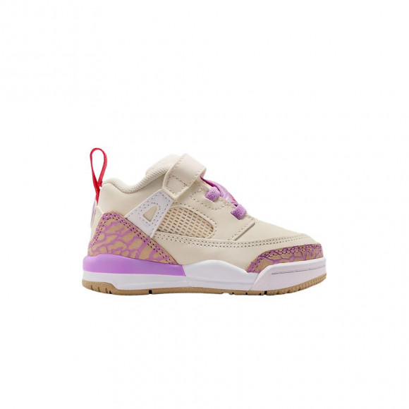 Air Jordan Spizike Low TD 'Pale Ivory/Rush Fuchsia/Desert/Fusion Red' | White | Infant Size 8 - HJ7825-106
