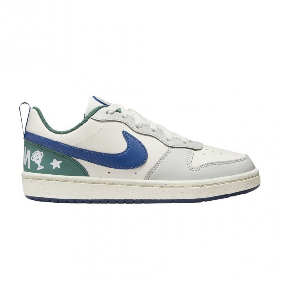 Nike Court Borough Low Recraft GS 'Sail Court Blue Bicoastal' | Cream | Kid's Size 3.5 - HM3722-141