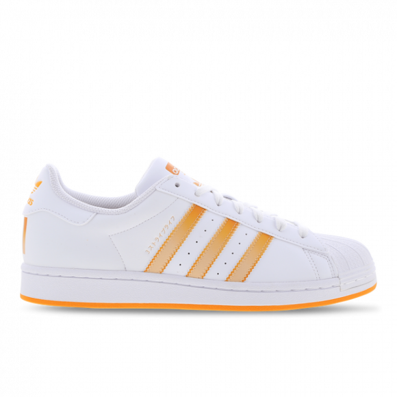 longitud cuatro veces estético adidas Originals Superstar - Men's Basketball Shoes - White / Orange