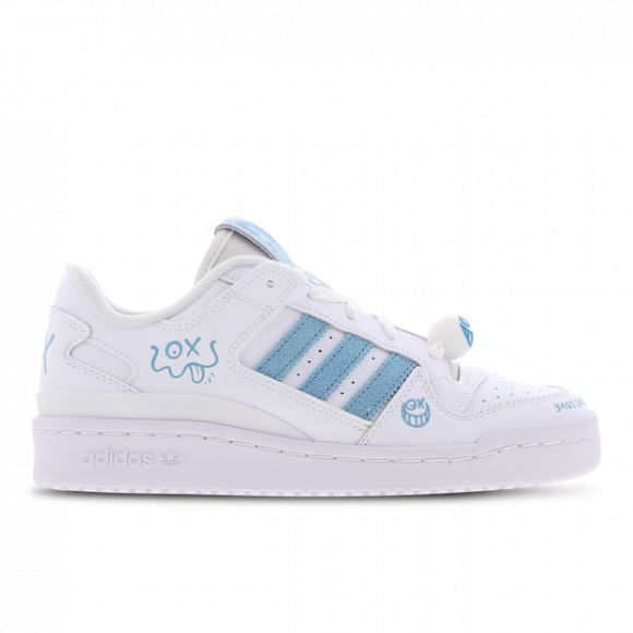 Adidas Originals Forum Low Velcro Junior, Ftwwht/Ftwwht/Ftwwht - HP6284
