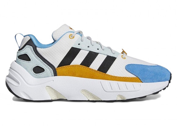 ZX 22 Boost 'White Pulse Blue Gold' - HP7722