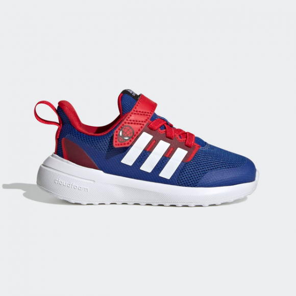 Scarpe adidas x Marvel FortaRun 2.0 Spider-Man Cloudfoam Sport Running Elastic Lace Top Strap - HP9000