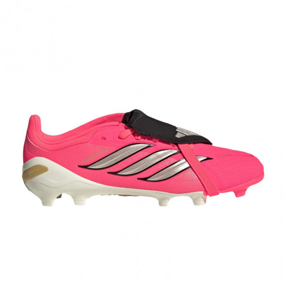 adidas Predator Elite Fold-Over Tongue FG Little Kid 'Solar Turbo' | Pink | Kid's Size 6 - HP9970