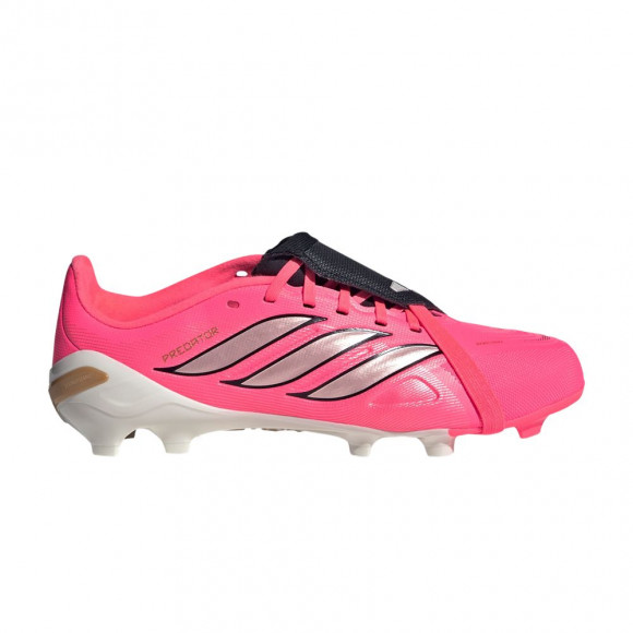 adidas Predator League Fold-Over Tongue FG Little Kid 'Solar Turbo' | Pink | Kid's Size 5 - HP9998