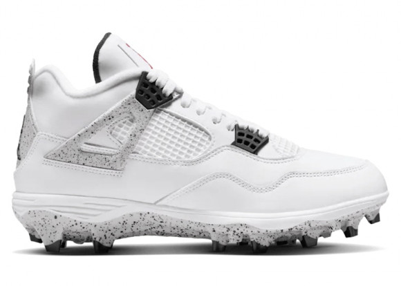 Air Jordan 4 Retro TD Cleat 'White Cement' | Men's Size 9.5 - HQ0207-106