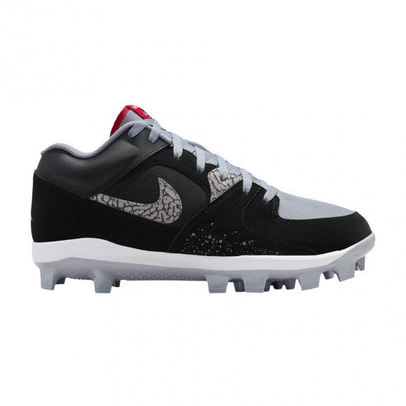 Air Jordan Stadium 90 Low Cleat 'Black Cement' | Men's Size 7 - HQ0211-060