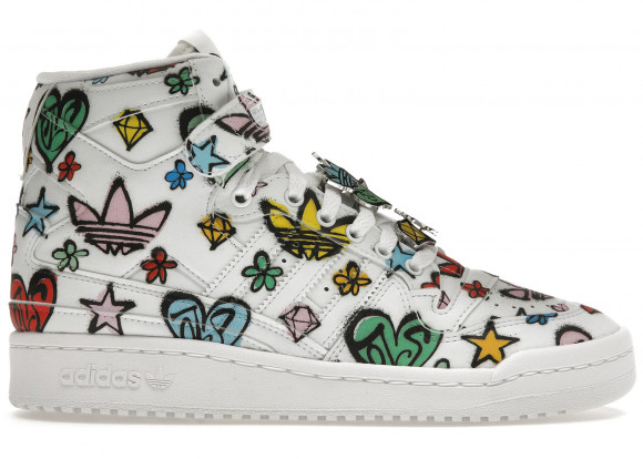 adidas Forum 84 Hi Jeremy Scott Monogram Graffiti - HQ1128