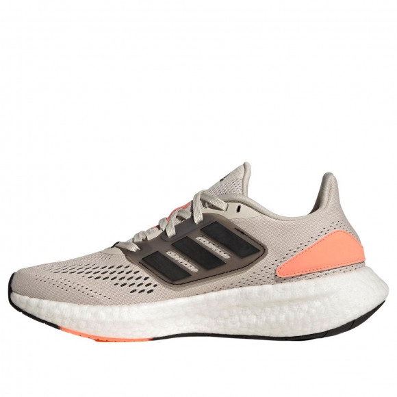 adidas (WMNS) Pureboost 22 BROWN/BLACK/ORANGE Marathon Running Shoes HQ1464 - HQ1464