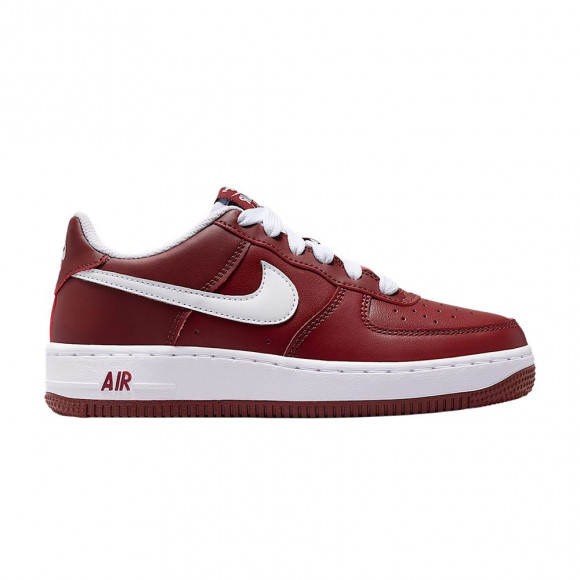 Nike Air Force 1 Lv8 GS 'Dark Team Red Dark Team Red Metallic Silver White' | Kid's Size 4 - HQ1911-600