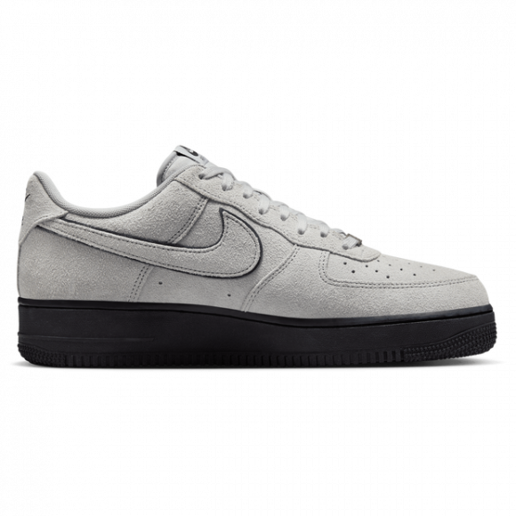 Nike Air Force 1 Low '07 LV8 Light Smoke Grey Suede Black - HQ1966-001