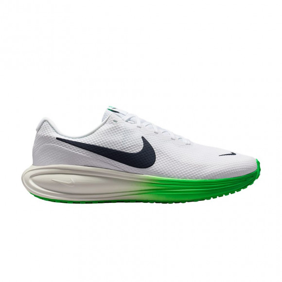 Nike Revolution 8 Road (Wide) 'White Green Spark Summit White Midnight Navy' | Men's Size 6 - HQ1996-102