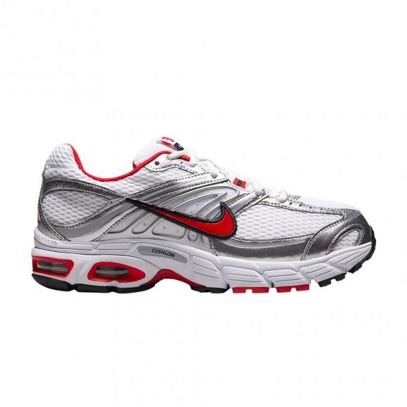Nike Wmns Air Max Moto 2k With Reflective Accents 'White Metallic Silver Black University Red' | Women's Size 6.5 - HQ2056-112