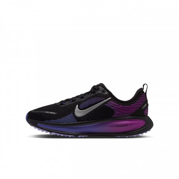 Nike Vomero 18 Road GS 'Black Vivid Purple Persian Violet Metallic Silver' | Kid's Size 7 - HQ2157-065