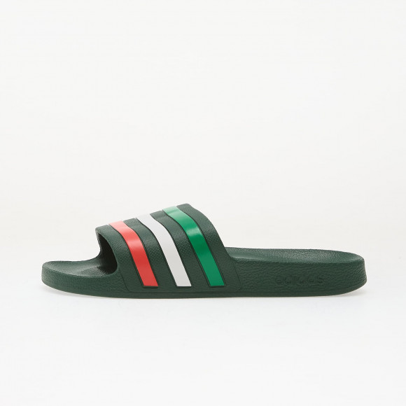 Sneakers adidas Adilette Aqua Slides Team Dark Green/ Ftwr White/ Bright Red - HQ2450