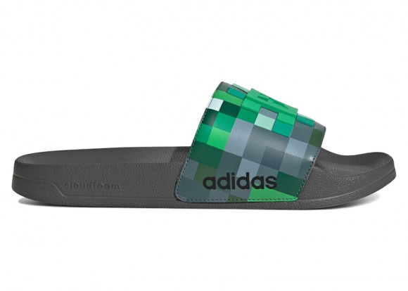 adidas Adilette Shower Slides Minecraft Creeper - HQ2585
