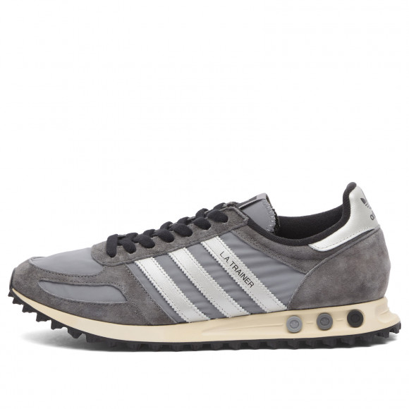 Adidas Men's La Trainer OG Sneaker in Grey Three/Silver Met./Off White - HQ2617