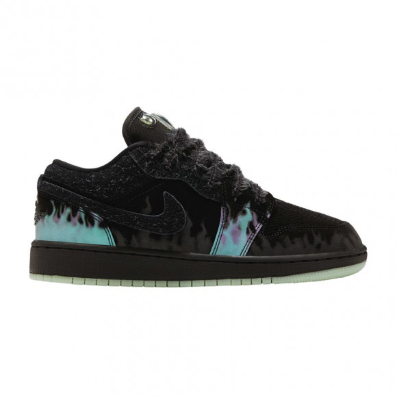 Air Jordan 1 Low GS 'Fortune Fly' | Black | Kid's Size 4 - HQ3442-001