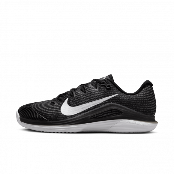 Nike Court Vapor 12 Clay Black Dark Smoke Grey White (Women's) - HQ6027-001