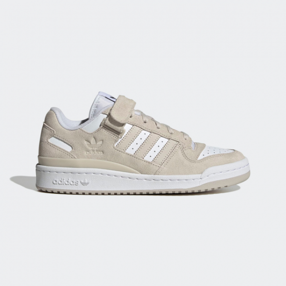 Adidas Women's Forum Low Sneakers in White/Brown/Black - HQ6280