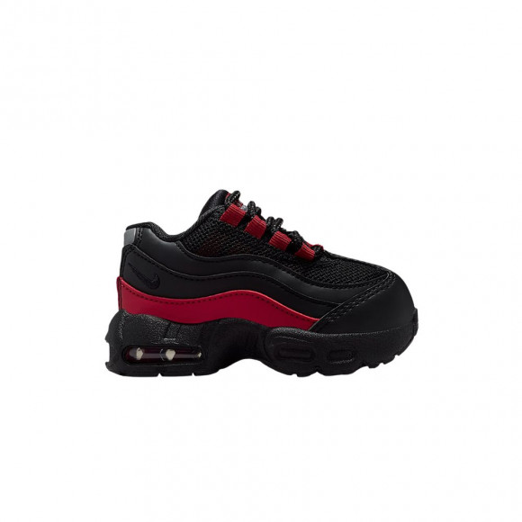 Nike Air Max 95 Recraft TD 'Black Team Crimson' | Infant Size 8 - HQ6365-015