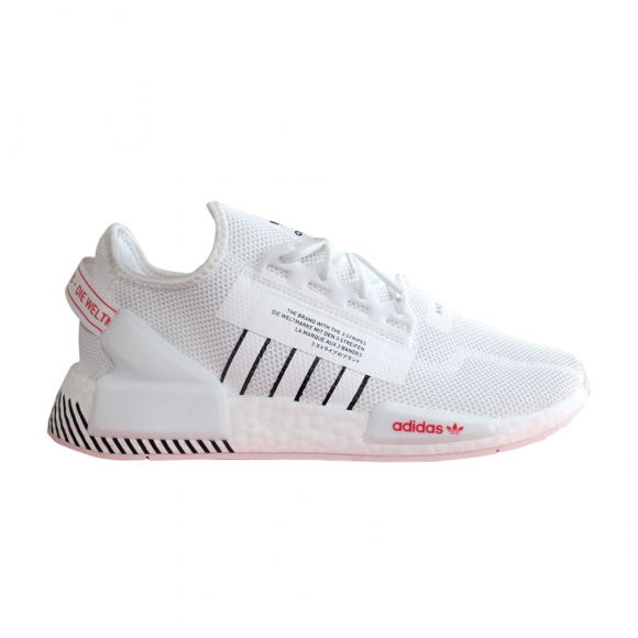 NMD_R1 V2 'White Black Scarlet' JD Sports Exclusive - HQ6629