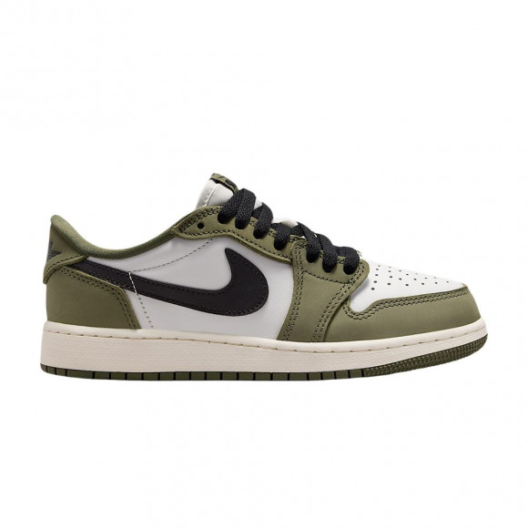 Air Jordan 1 Low GS 'Medium Olive' | Green | Kid's Size 3.5 - HQ6999-200