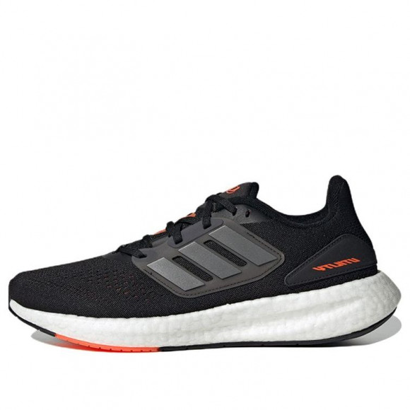 adidas PureBoost 22 'Black Semi Orange' BLACK/GRAY/ORANGE Marathon Running Shoes HQ7211 - HQ7211