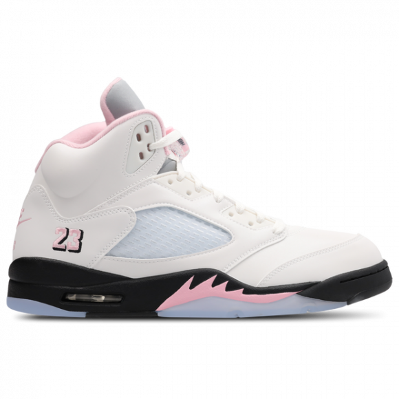 Air Jordan 5 Retro "Medium Soft Pink"-sko til mænd - hvid - HQ7978-102