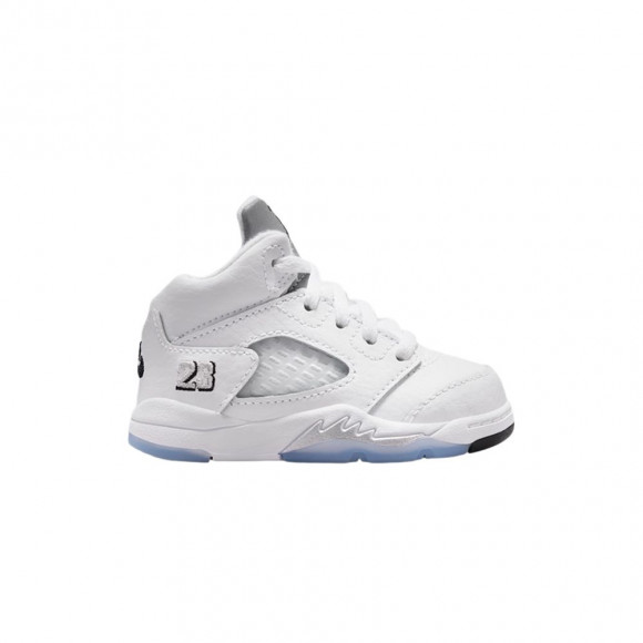 Air Jordan Jordan 5 Retro TD 'White Metallic Silver' 2026 | Infant Size 8 - HQ7981-103