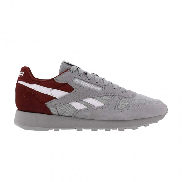 Reebok Classic Leather 'Pure Grey Classic Burgundy' | Men's Size 10 - HQ9956