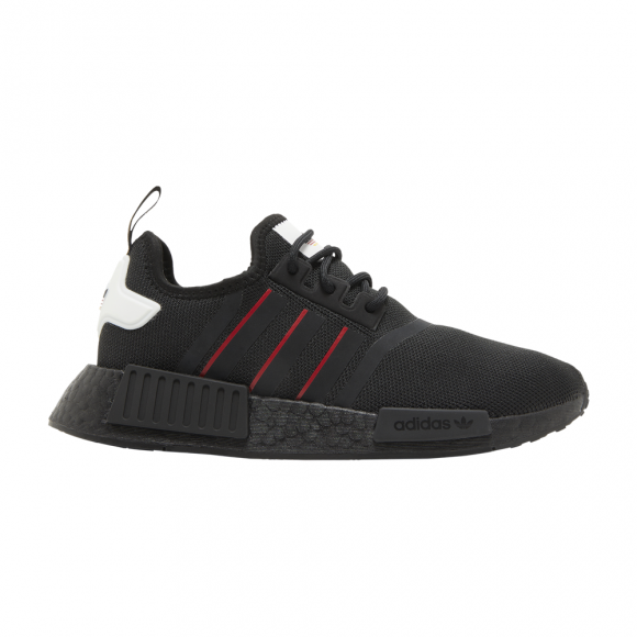 NMD_R1 J 'Black Team Power Red' - HQ9990
