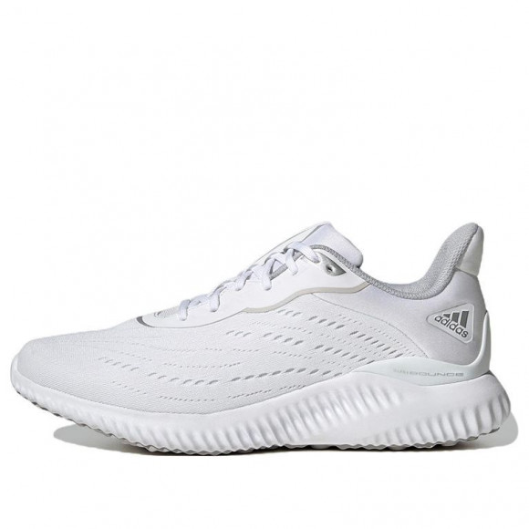 adidas Alphabounce Flow White Marathon Running Shoes HR0606 - HR0606