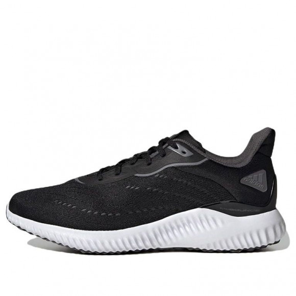 adidas Alphabounce Flow Black Marathon Running Shoes HR0607 - HR0607