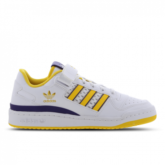 adidas list Unisex Forum Low Sneakers White/Yellow WHITE/YELLOW/PURPLE Skate Shoes HR1022 - HR1022