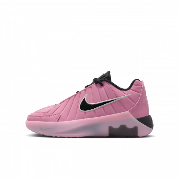 LeBron Witness 9 basketsko til store barn - Rosa - HV2270-601