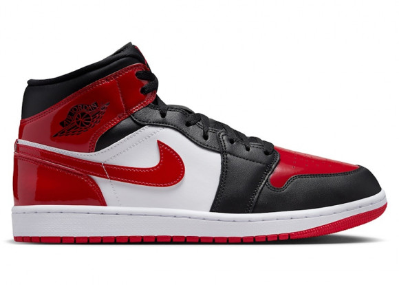 Jordan 1 Mid SE Patent Bred Toe - HV4091-006