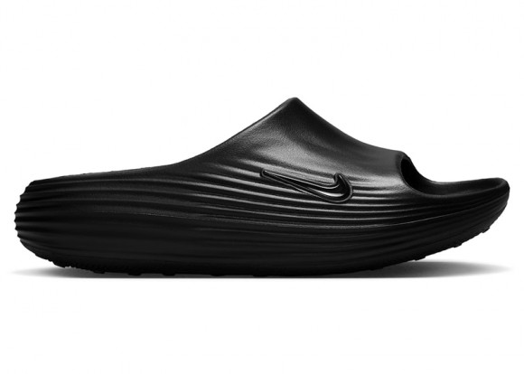 (WMNS) Nike ReactX Rejuven8 Slides 'Triple Black' - HV4484-001