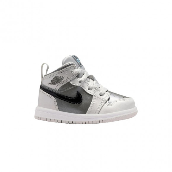 Air Jordan 1 Mid TD 'Inspired by the Greatest' | Silver | Infant Size 8 - HV4730-014