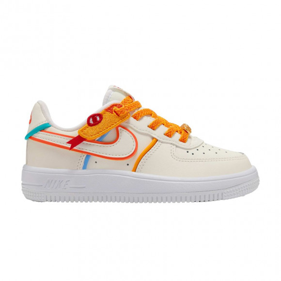 Nike Force 1 Low LV8 EasyOn PS 'Year of the Snake' | Cream | Kid's Size 11.5 - HV6004-111