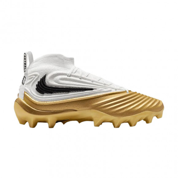 Nike Alpha Menace 5 Elite 'White Metallic Gold' | Men's Size 7 - HV7018-104