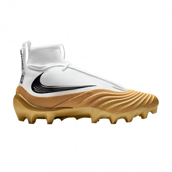 Nike Alpha Menace 5 Pro 'White Metallic Gold Black' | Men's Size 7 - HV7020-103