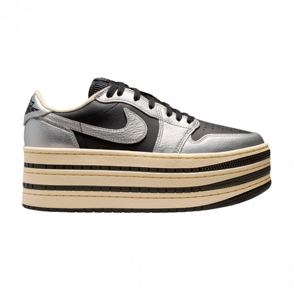 Wmns Air Jordan 1 'Triple Stack - Metallic Silver' | Women's Size 6.5 - HV8288-001