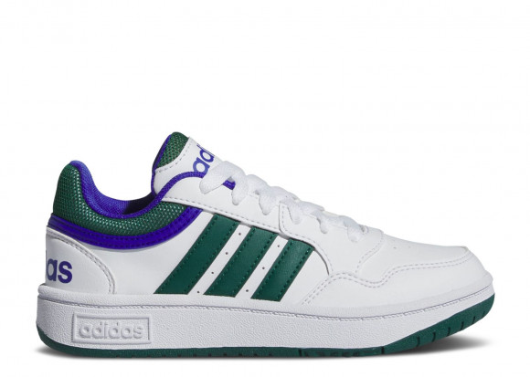 Adidas Hoops K 'White Collegiate Green Blue' | Kid's - Hoops
