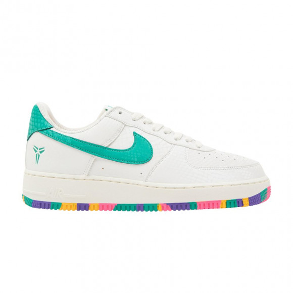 Kobe x Nike Air Force 1 Low Sail 'Multi Color' | White | Men's Size 11 - IB0018-104
