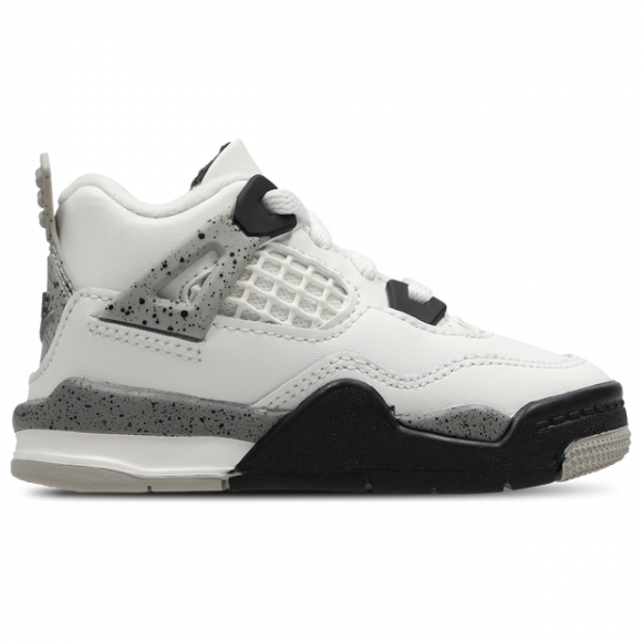 Jordan Retro 4 Unisex Shoes - White - Size: 3.5 - Leather - Foot Locker - IB4387-100