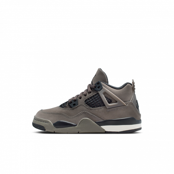 Jordan 4 Retro 'Cave Stone and Black' kleuterschoenen - Grijs - IB4388-200