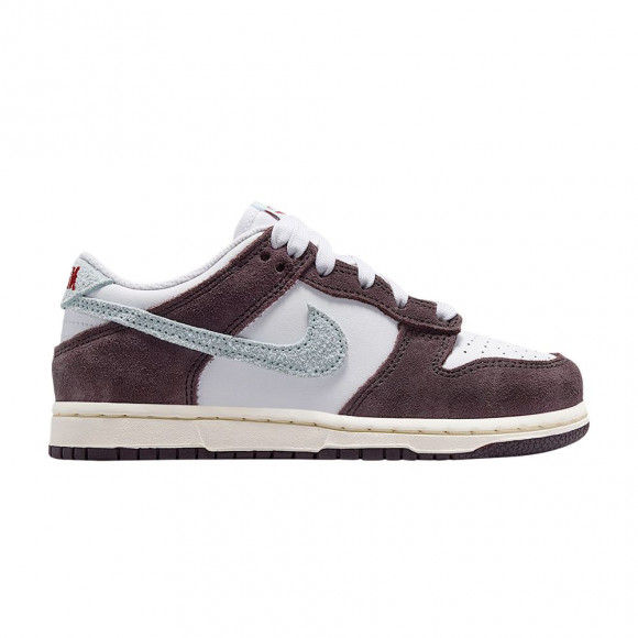 Nike Dunk Low SE PS 'White/Burgundy Ash/Team Crimson/Glacier Blue' | Red | Kid's Size 3 - IB5719-100