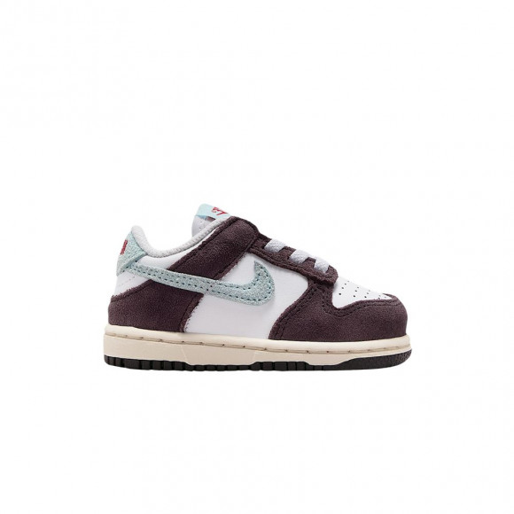 Nike Dunk Low SE TD 'White Burgundy Ash Team Crimson Glacier Blue' | Red | Infant Size 9 - IB5723-100