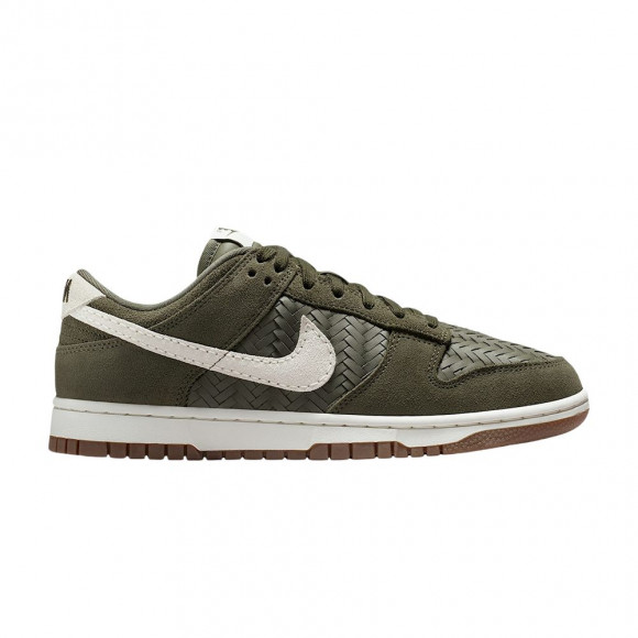 Nike Wmns Dunk Low Premium SE 'Medium Olive' | Green | Women's Size 5 - IB6161-200